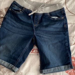 Justice Jean Shorts size 14